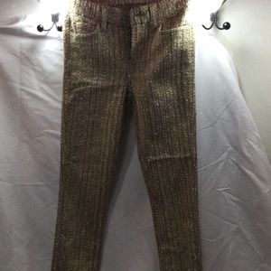 Unique skinny wool like dressy pants